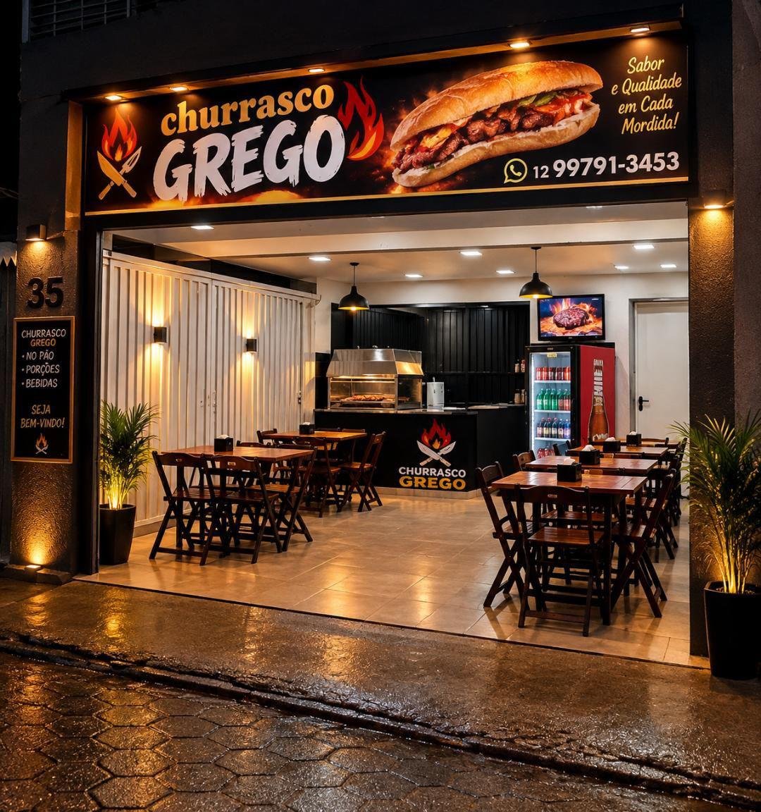 Churrasco grego do Gui